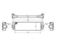 Radiatore intercooler 613 790 HART