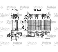 Radiatore intercooler 817698 VALEO per TOYOTA AVENSIS VERSO COROLLA AVENSIS