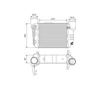 Valeo Intercooler 817867 per Audi e Seat
