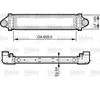 Valeo Intercooler 818245 per Ford Focus II, S-MAX, Land Rover, Volvo