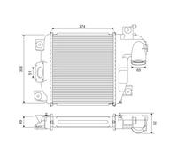 VALEO 818321 Intercooler