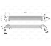 Valeo Intercooler 818338 compatibile con Audi, SEAT, SKODA, VW