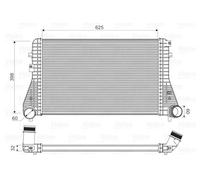 Intercooler per AUDI SEAT VW A3 ALHAMBRA ALTEA XL CC EOS GOLF LEON PASSAT PASSAT