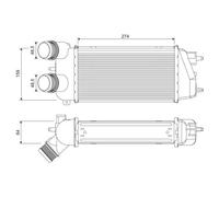 VALEO 818371 Intercooler