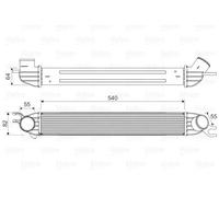 VALEO Intercooler 818580