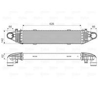 Valeo Radiatore intercooler 818617 per Mercedes-Benz Classe C T-Model
