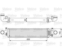 Radiatore intercooler 818623 VALEO per MERCEDES-BENZ Sports Tourer