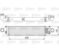 Radiatore intercooler 818624 VALEO per MERCEDES-BENZ INFINITI