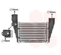 Intercooler Raffreddato ad Aria con Accessori Alluminio Adatto A per Audi A4