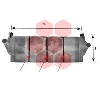 VAN WEZEL 43004295 Intercooler