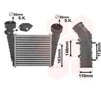 Radiatore intercooler Alluminio 58004238 VAN WEZEL per VW SKODA
