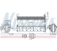 Radiatore intercooler Alluminio 961227 NISSENS per BMW 1 3 3 Gran Turismo 7 5 X3