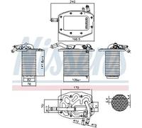 Radiatore intercooler Alluminio 961297 NISSENS per MAZDA 2 Hatchback CX-3 CX-30