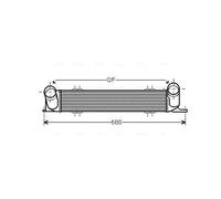 AVA QUALITY COOLING BW4378 Intercooler per BMW