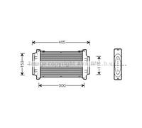 AVA COOLING SYSTEMS BWA4262 Intercooler