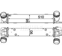 MAHLE ORIGINAL CI 146 000P Intercooler