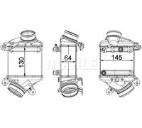 Intercooler MAHLE CI 187 000P