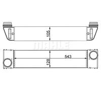 MAHLE ORIGINAL CI 193 000S Intercooler