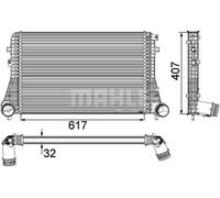 MAHLE CI 208 000P Intercooler BEHR Premium Line