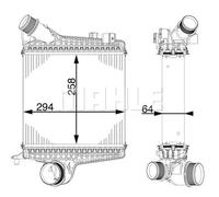 Intercooler MAHLE CI 221 000P