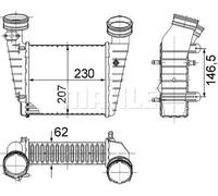 MAHLE ORIGINAL CI 346 000S Intercooler