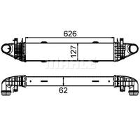 MAHLE ORIGINAL CI 428 000S Intercooler