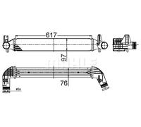 Intercooler MAHLE per Audi A1 Sportback (8XA/8XF)