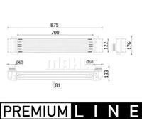 MAHLE CI 619 000P Intercooler