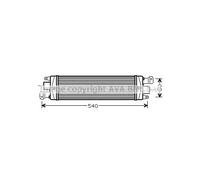 Radiatore intercooler Alluminio FTA4337 AVA QUALITY COOLING per FIAT