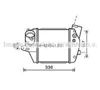 Radiatore intercooler Alluminio MZA4243 AVA QUALITY COOLING per MAZDA 5