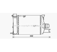 RADIATORE INTERCOOLER DACIA SANDERO II - DOKKER - LOGAN II 1.5 DCI AVA