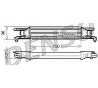DENSO DIT01001 Intercooler