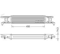 DENSO DIT01007 Intercooler