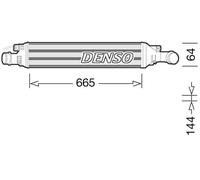 DENSO Radiatore intercooler DIT02036 per Audi Q3