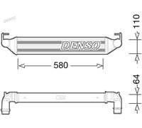 Denso Intercooler DIT06001 – per Jeep Renegade 1.4 170 CV / 2.0 CRD 140 CV 4x4