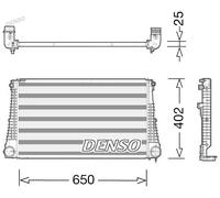 Radiatore intercooler DIT06003 DENSO per JEEP RENEGADE SUV