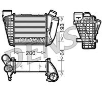 Radiatore intercooler Dx DIT02004 DENSO per AUDI A4 B6 A4 B6 Avant A4 B7
