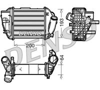 Denso Radiatore intercooler DIT02005 sinistro per Audi A4 B6 / A4 B6 Avant