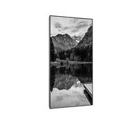 Wonderwall Air Art Smart Riscaldatore a infrarossi Lago bianco-nero 60x120cm 700W