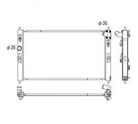 DIEDERICHS DCM3886 Radiatore motore