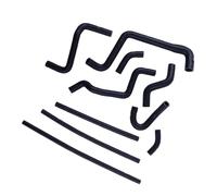 Radiatore Liquido Tubo Compatibile Con Fiat Per Punto GT 1.4 Per Turbo GT1 1993 1994 1995 Kit Tubo Flessibile Radiatore Refrigerante Ausiliario In Silicone Intercooler(Black)