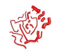 Radiatore Liquido Tubo Compatibile Con Land Per Rover Per Discovery 2 TD5 1999-2003 2004 Per Turbo Intercooler Caricabatterie Riscaldatore Radiatore Olio Tubo Refrigerante(Red)