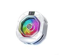 Radiatore magnetico a semiconduttore, con display digitale, controllo della temperatura AI, luce RGB per giocatori e streamer, confezione da 1