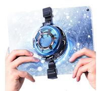 Radiatore magnetico per iPad 30 W Tablet Cooler con 3 modalità di raffreddamento, Mini Laptop Ventola per Gaming Laptop Cooler con cavo di ricarica di tipo C, 2 tipi di installazioni, 10,5 x 10,5 x 3