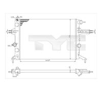 Radiatore Meccanico Per Opel Astra G CC F48_ F08_ 1.6 16V