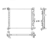 Radiatore Acqua Radiatore Motore Per Opel Meriva B Monovolume S10 1.7 CDTi