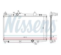 NISSENS 64655A Radiatore motore