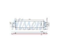 Radiatore Motore Intercooler Per Volvo XC40 NISSENS 32222121