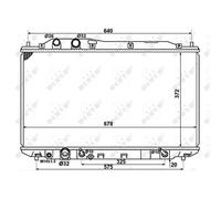 NRF 58379 Radiatore motore
