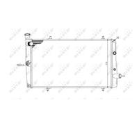 Radiatore Motore NRF Per Peugeot 309 II 3C 3A 405 I 15B 15E